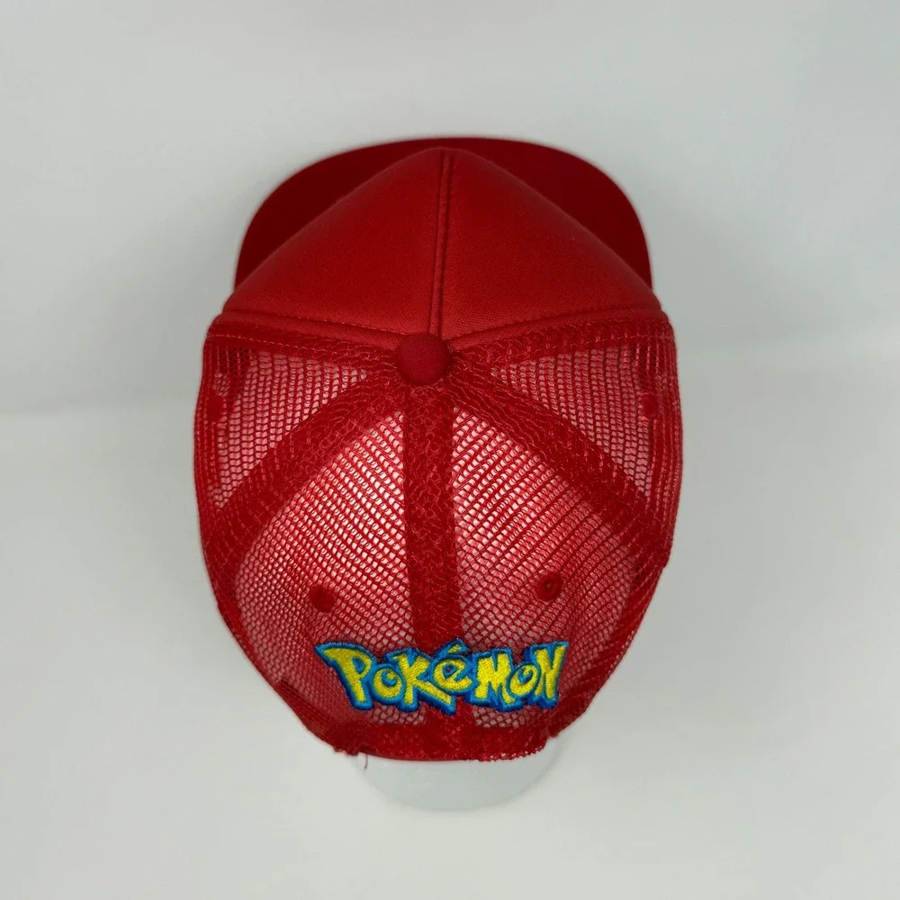 Pokemon Pokeball Red White Trucker Hat Youth OSFM Snapback‎ Cap 2016 Nintendo